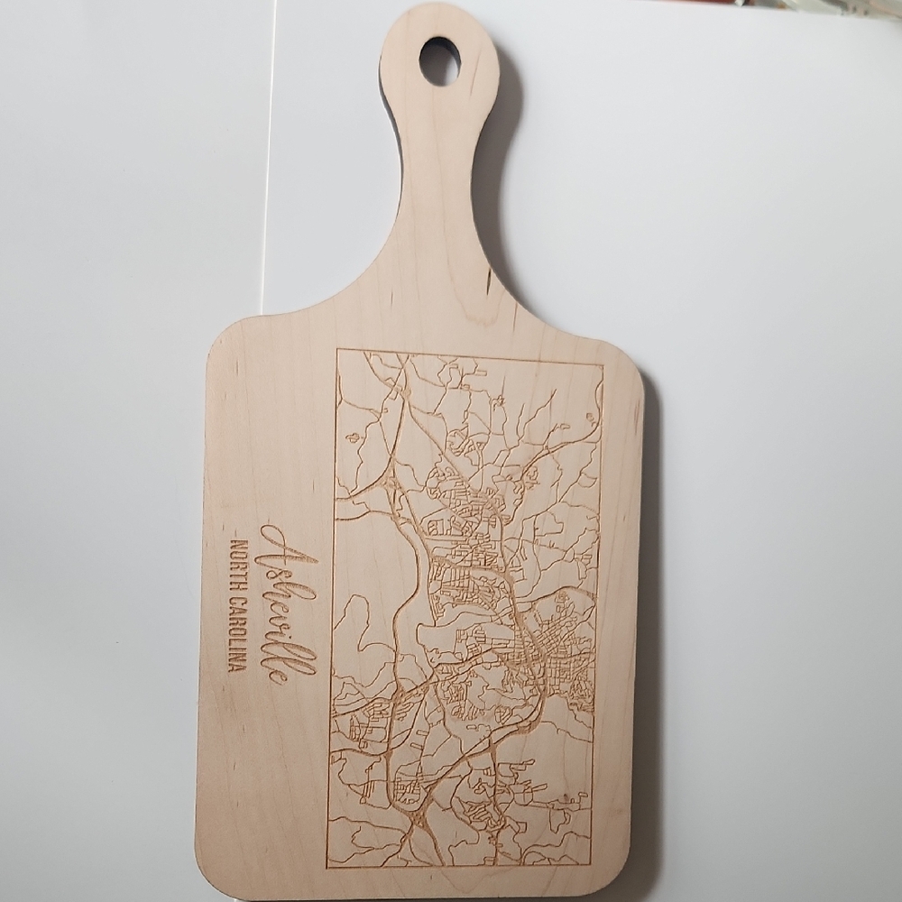 ✨3 for $15 sale✨ Asheville North Carolina Engraved Cutting Board
